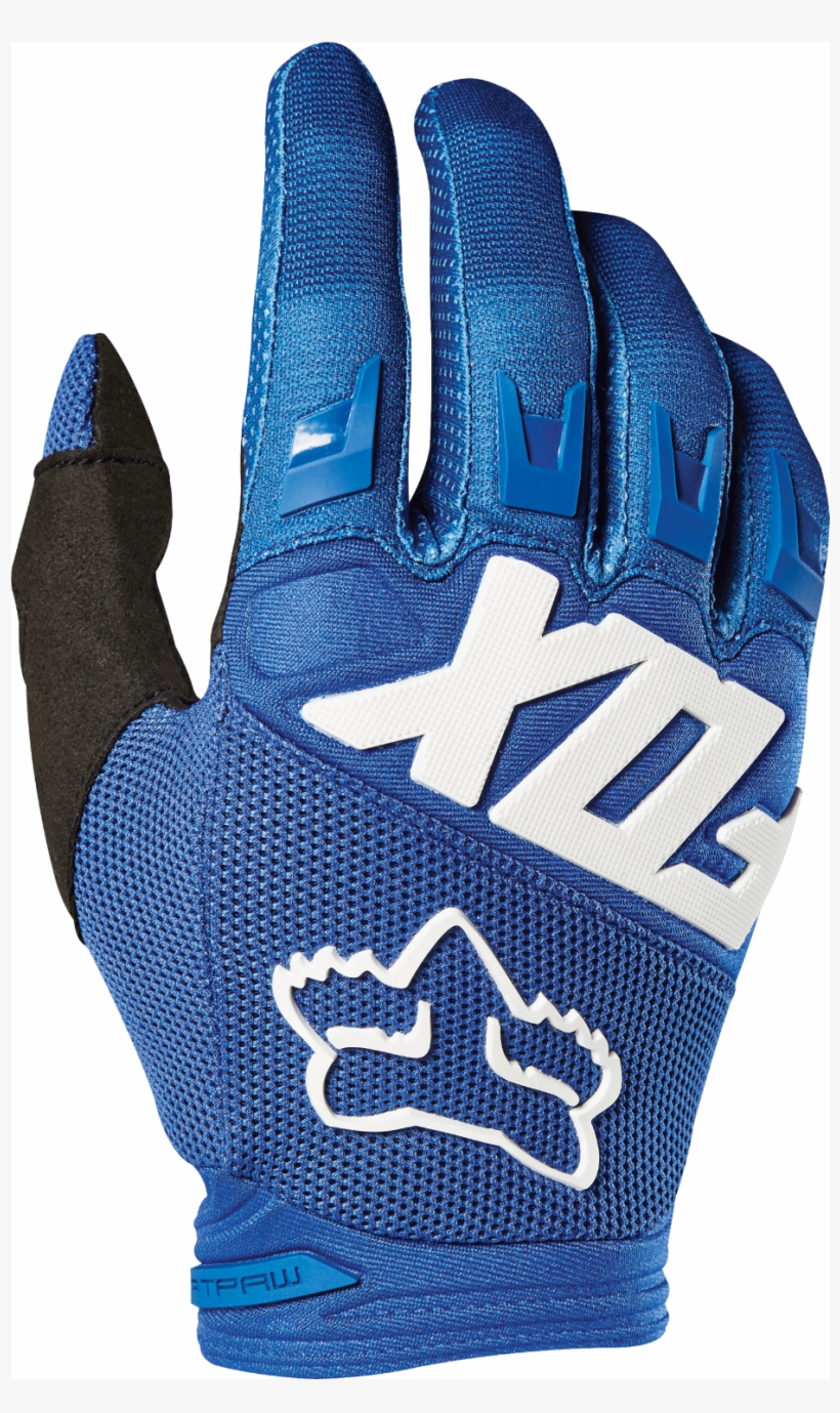 2019 Fox Racing Dirt Paw Gloves - Fox Dirtpaw Race Blue Youth Gloves - 2018, transparent png