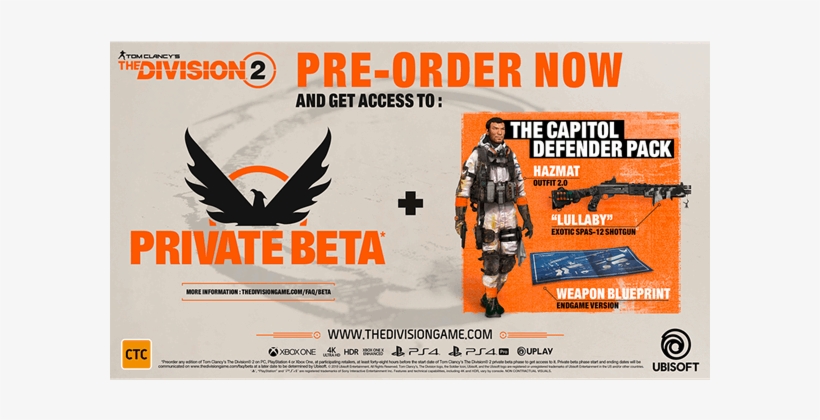 1 Of - Tom Clancy's The Division, transparent png