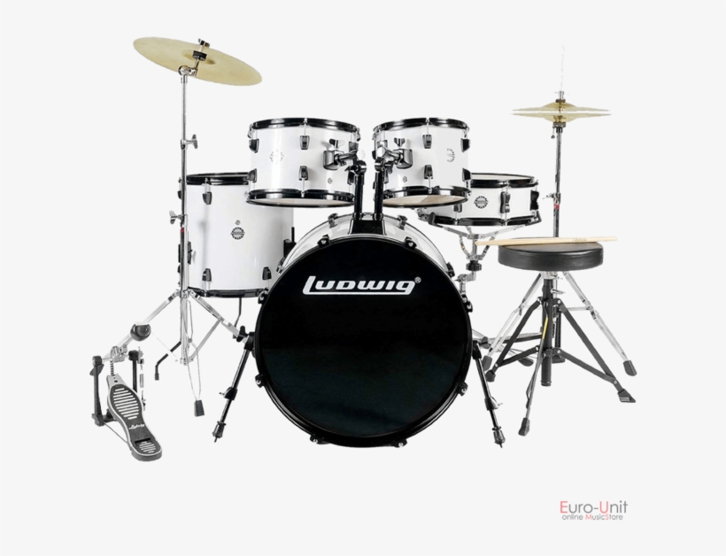 Usporedi S Ostalim Ponudamausporedi Cijene - Ludwig Lc175 Accent Drive 5-piece Drum Kit - White, transparent png