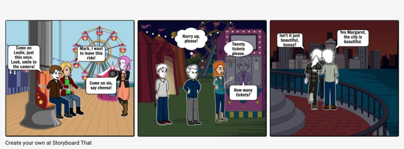Life At The Amusement Park - Cartoon, transparent png