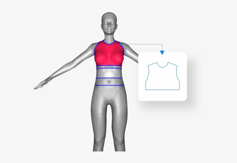 The Clothing Is Created Directly In 4d, Already With, transparent png