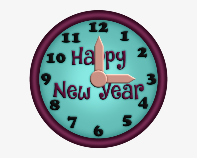 New Year Clocks - Black Cat Clock, transparent png