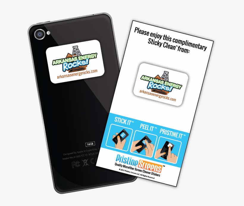 Stick On Microfiber Screen Cleaner, transparent png