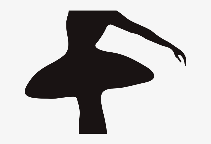 Ballerina Clipart Silouette - Baletka S Deštníkem Silueta, transparent png