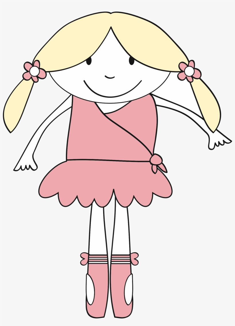 Ballerine Clipart Svg - Baby Prima Ballerina Kissen, transparent png