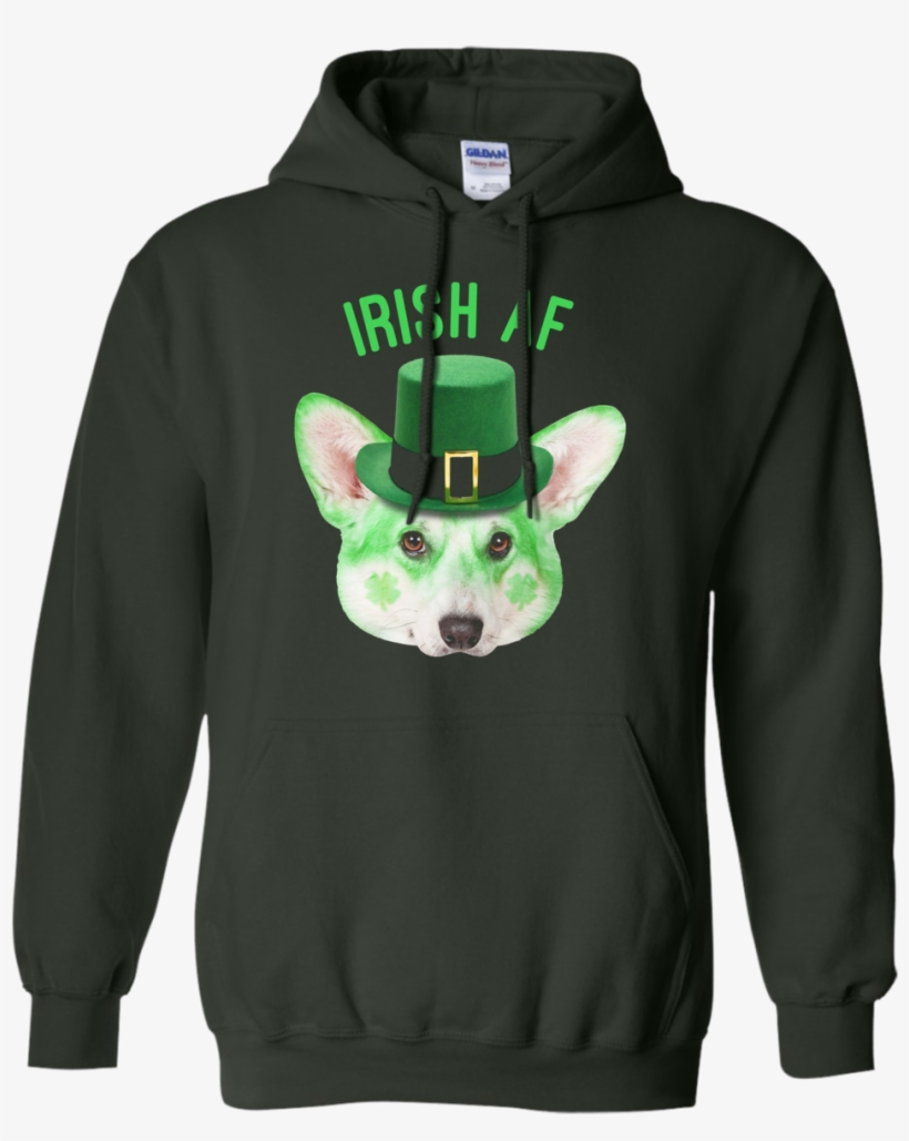 Patrick's Day Irish Af Green Corgi Head Graphic T-shirt - New Anime Super Mariorun Hooded Hoodies Men Luxury, transparent png