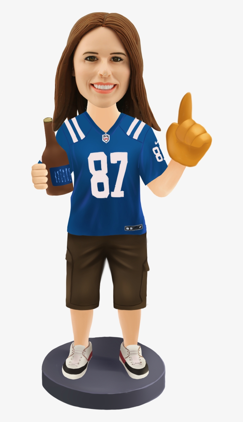 Customized Bobblehead Dallas Cowboys Fan Sports Bobble Head Png