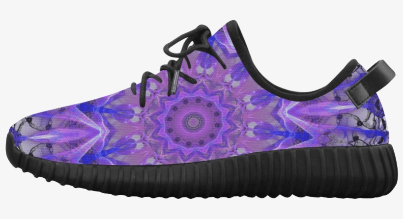 Abstract Plum Ice Crystal Palace Lattice Lace Grus - Sneakers, transparent png