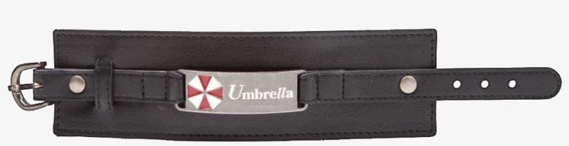 Resident Evil Armband Mit Umbrella Logo - Capcom Resident Evil Wristband With Matal Plate, transparent png