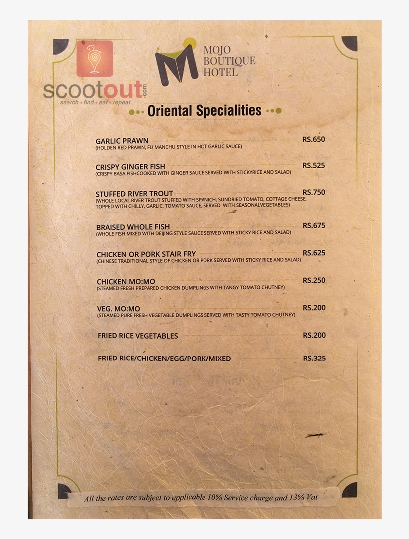Photos - Mojo Boutique Hotel Menu, transparent png