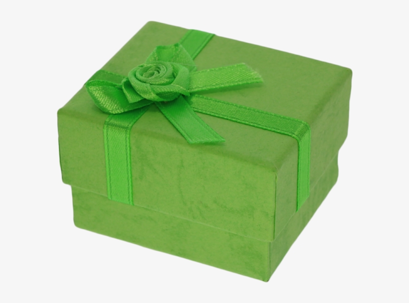 Ring Box Jewelry Box Rectangular Green - Green, transparent png