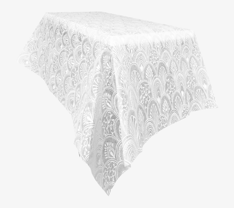 White Paper Table Cloth - Tablecloth, transparent png