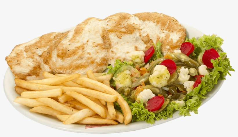 Pechuga Asada Png - Pechuga Asada Con Ensalada, transparent png