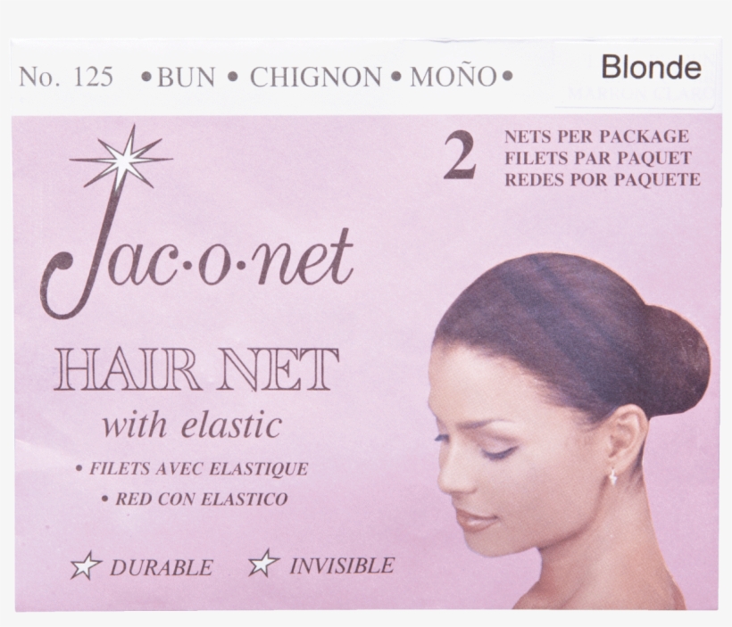 Jac-o-net Bun Invisible Hair Net, transparent png