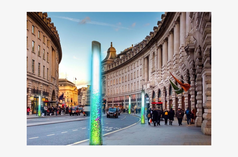 Meet Pluvo The Futuristic Chimney That Soaks Up Street - London Street Images Hd, transparent png