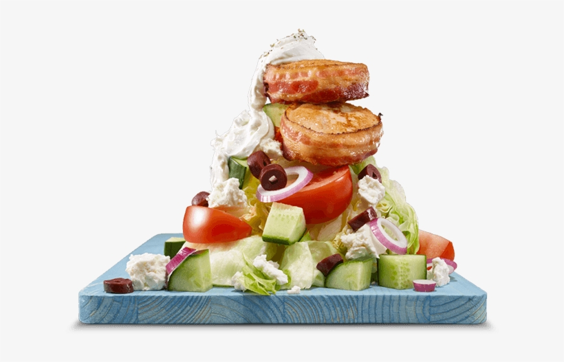 Greek Salad And Chicken Tournedos - Tournedos, transparent png