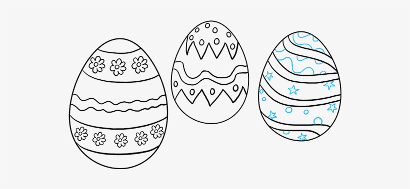 How To Draw Easter Eggs - Easter, transparent png