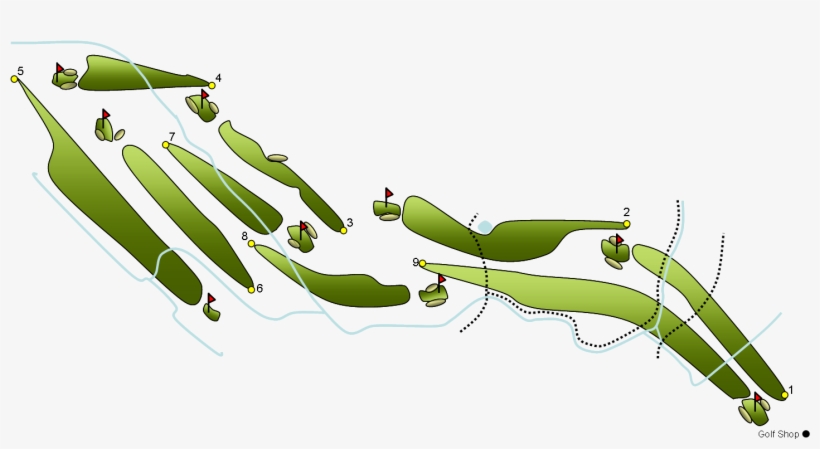 The 9-hole Course Is A Fairly Level Parkland Course, - Pennington Flash Golf Course, transparent png