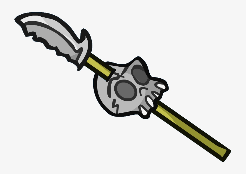 Skull Spear - Skull On A Spear, transparent png