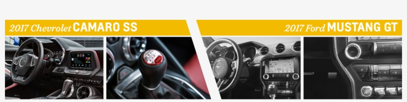 Compare 2017 Chevy Camaro Ss Interior Vs Ford Mustang - Steering Wheel, transparent png