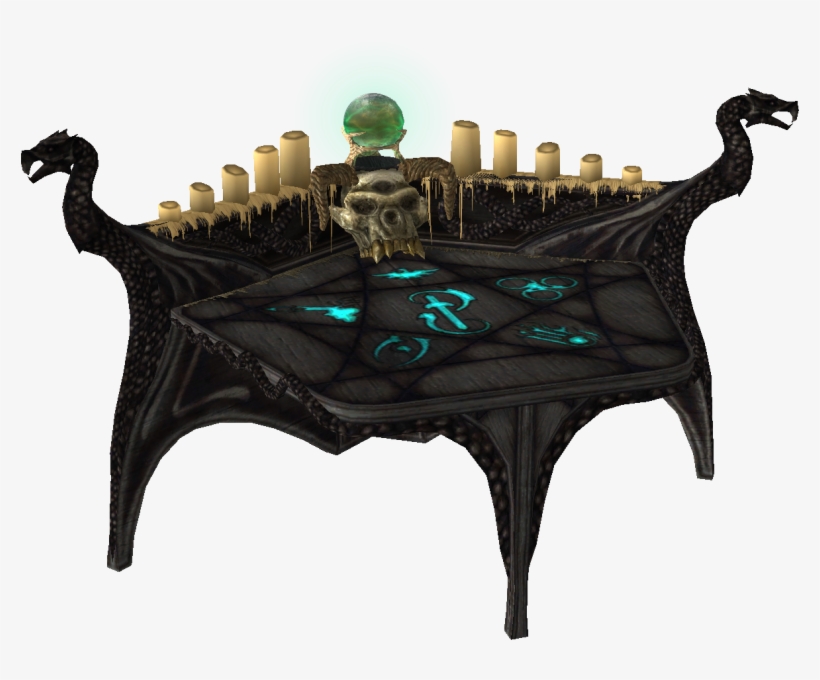 Activate The Table With The Magic Dagger In Your Inventory - Table D Enchantement Skyrim, transparent png