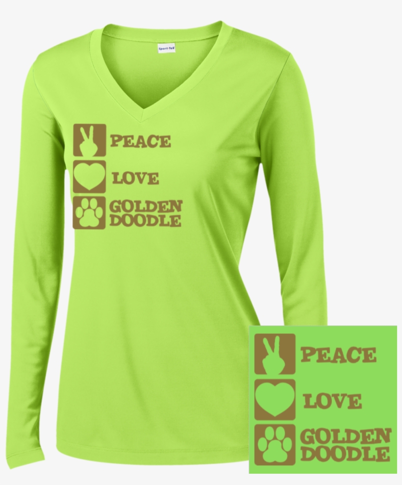 Peace Love Goldendoodle - Goldendoodle, transparent png