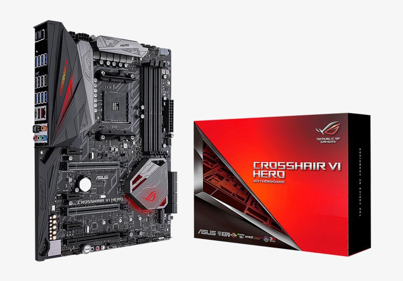 Sale Asus Rog Crossahair Vi Hero - X370 Asus Crosshair, transparent png