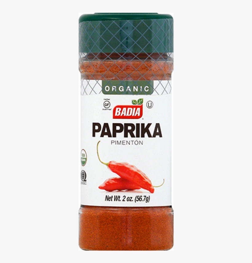 Paprika 2 Oz - Badia Organic Paprika - 2 Oz, transparent png