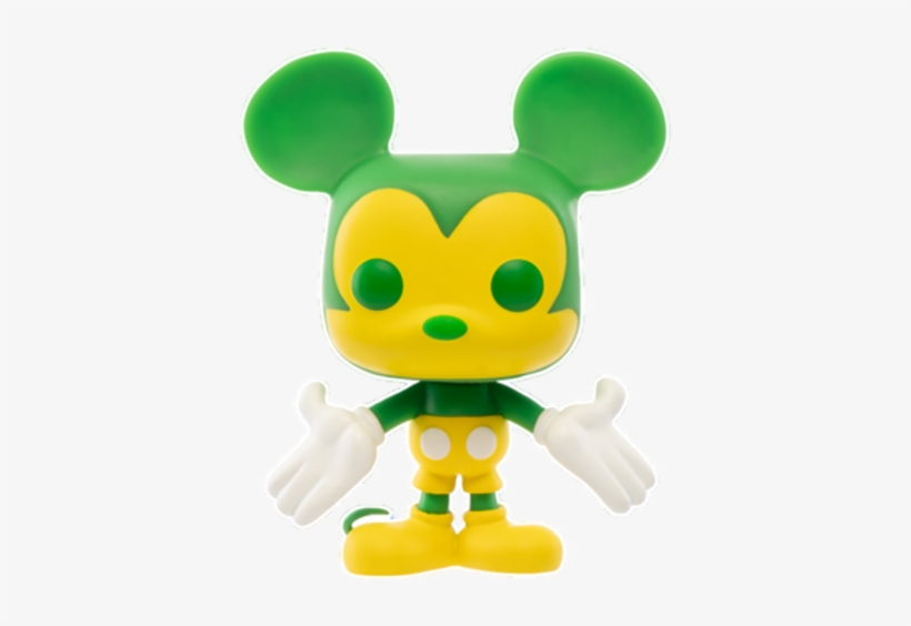 Funko Pop Disney Mickey Mouse Green Yellow - Green And Blue Mickey Funko, transparent png