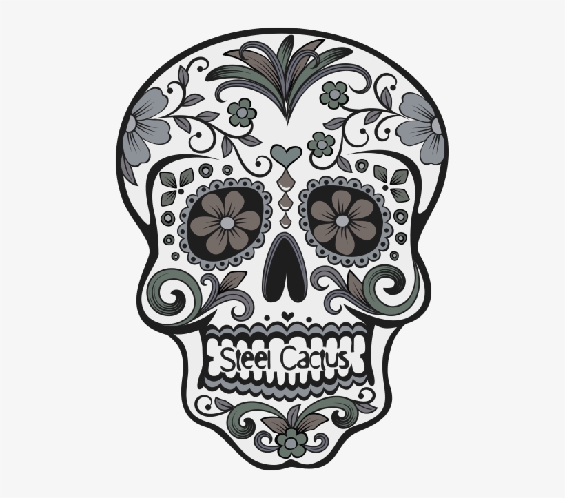 Steel Cactus- Part Of Our Walnut Perks Program Sugar - Day Of The Dead Mexico Skulls, transparent png