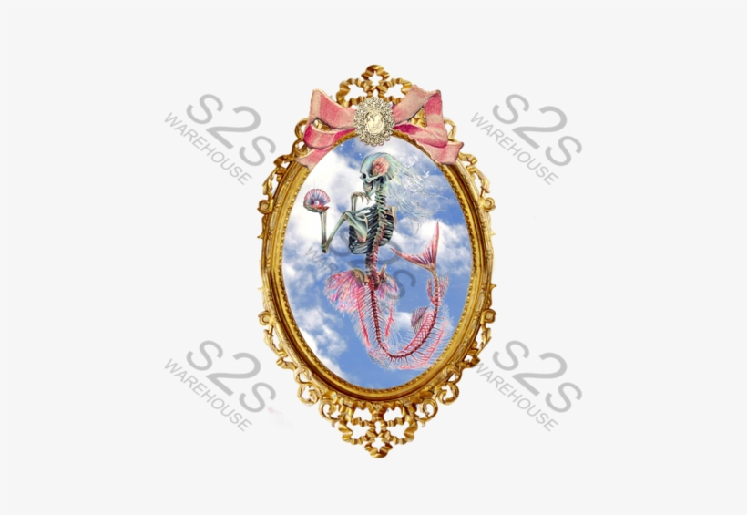 Mermaid Skeleton, transparent png
