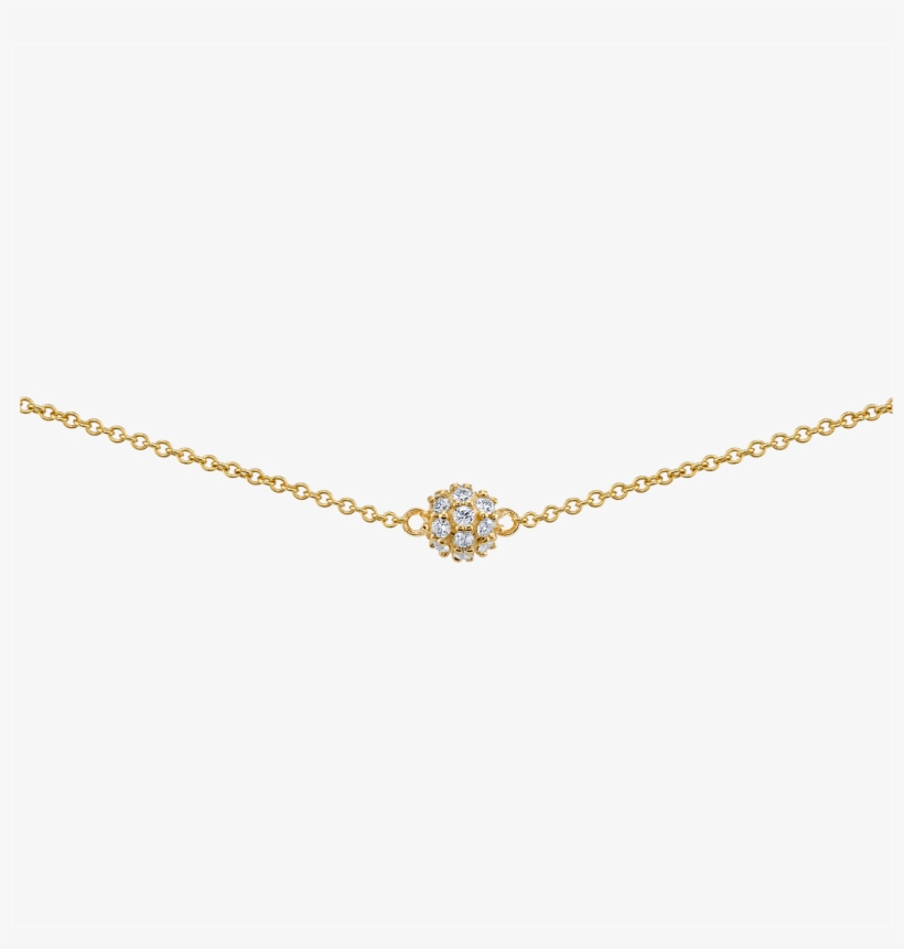 Diamond Pave Sphere Collar Necklace, transparent png