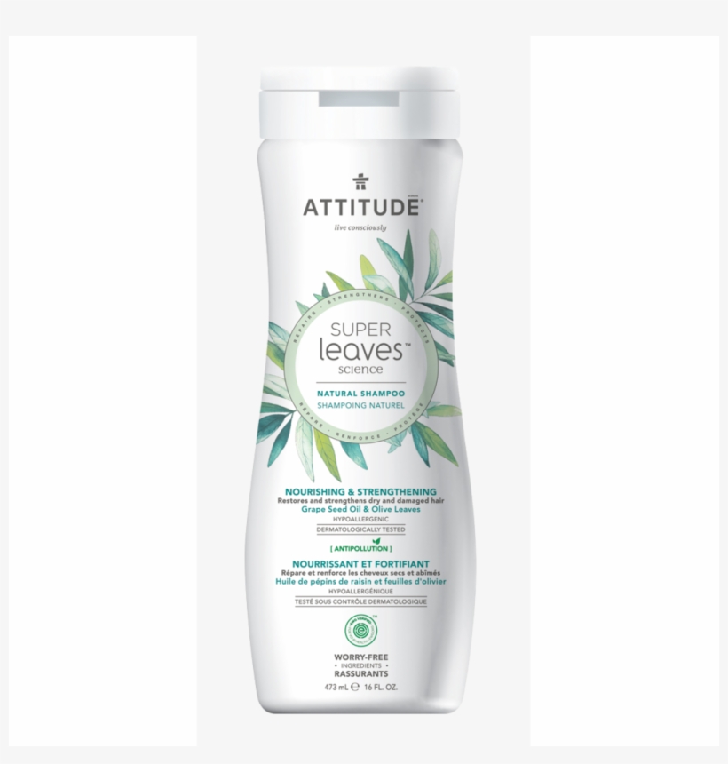 Images / 1 / - Attitude, Super Leaves Science, Natural Shampoo, Volume, transparent png