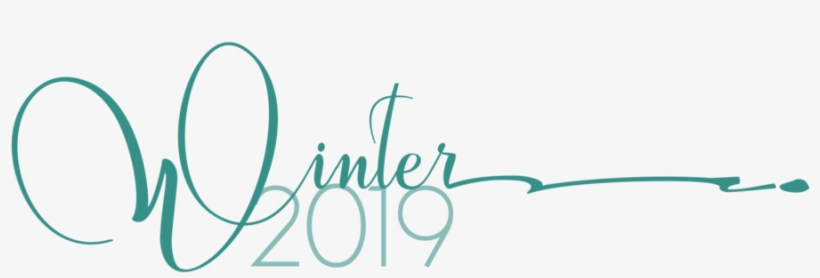 Winter Banner - Calligraphy, transparent png