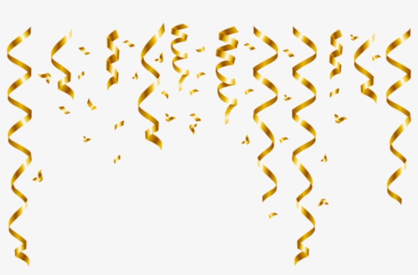 Free Png Confetti Gold Png Images Transparent - Portable Network Graphics, transparent png