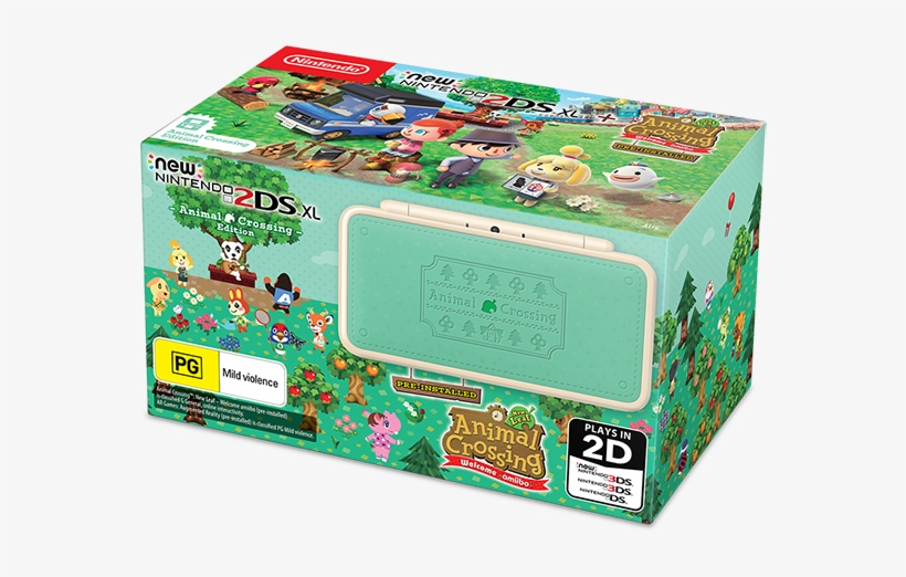 New Nintendo 2ds Xl Animal Crossing, transparent png