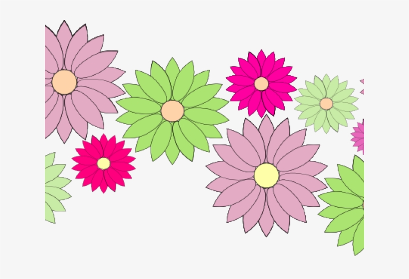 Clipart Pink White Flower, transparent png