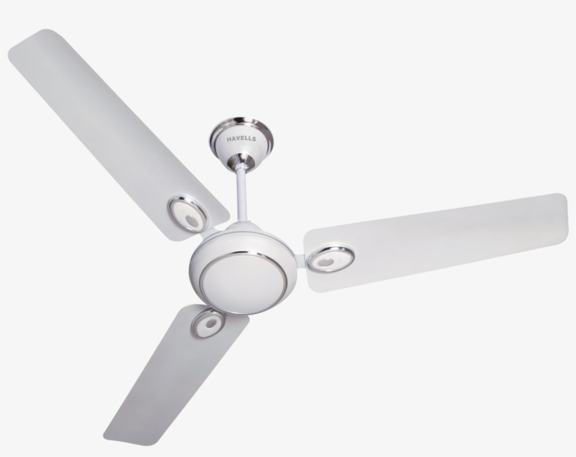 Havells Fusion 1200mm Pearl White Silver Ceiling Fan - Havells Fusion Ceiling Fan, transparent png