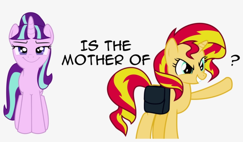 Large - Starlight Glimmer And Sunset Shimmer Related, transparent png