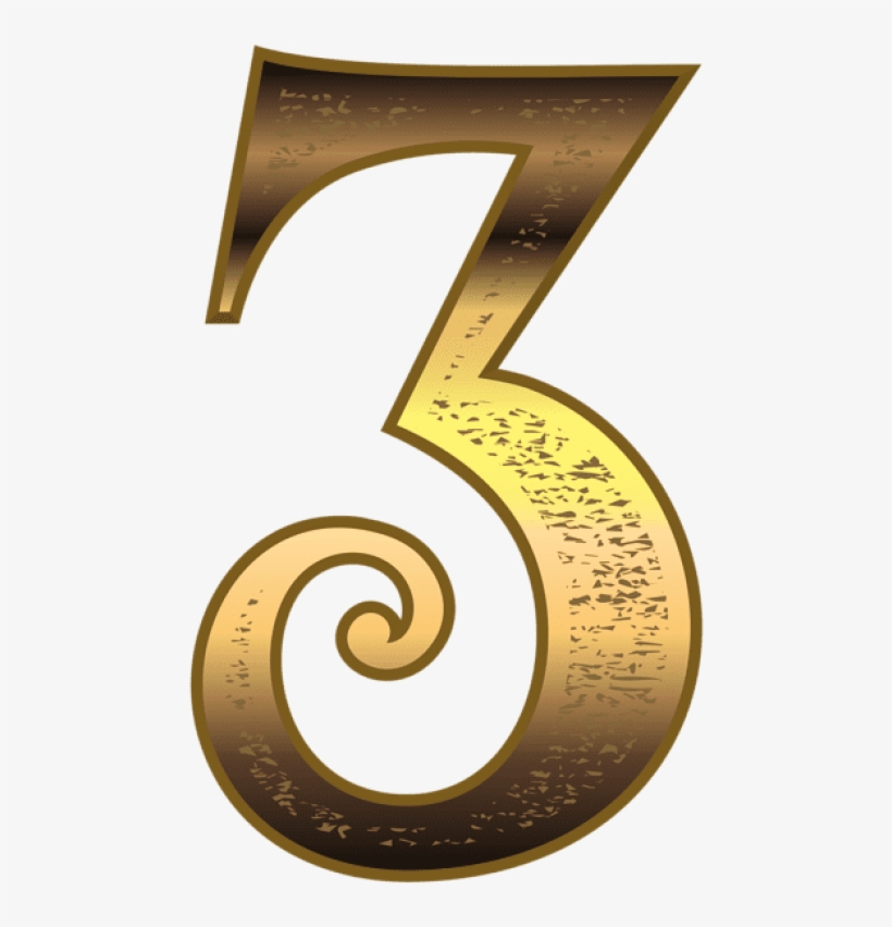 Free Png Old Gold Number Three Png Images Transparent - Portable Network Graphics, transparent png
