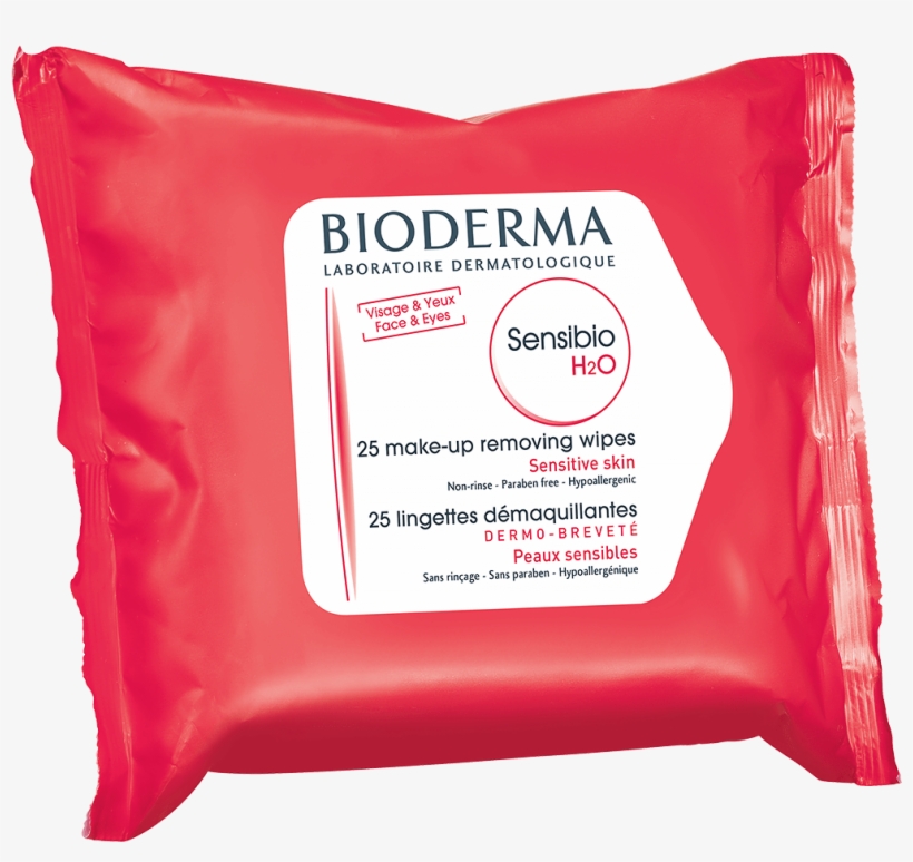Sensibio H2o Wipes - Bioderma Sebium Wipes, transparent png