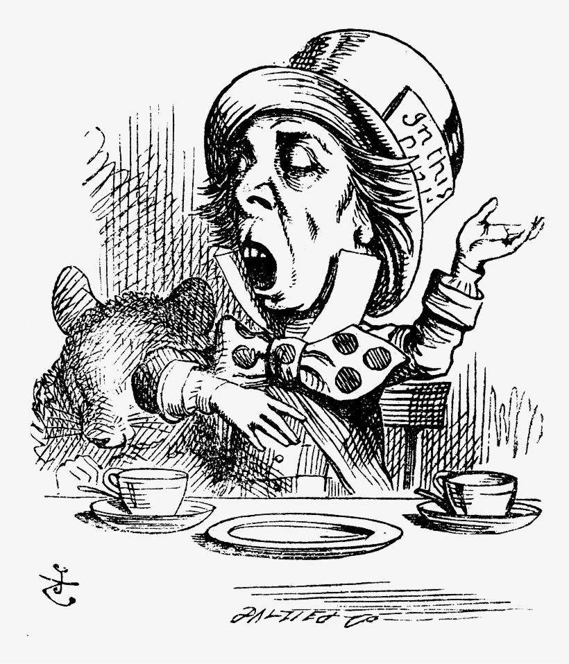 You Know ” “ It Was At The Great Concert Given By The - Alice In Wonderland Mad Hatter Book, transparent png