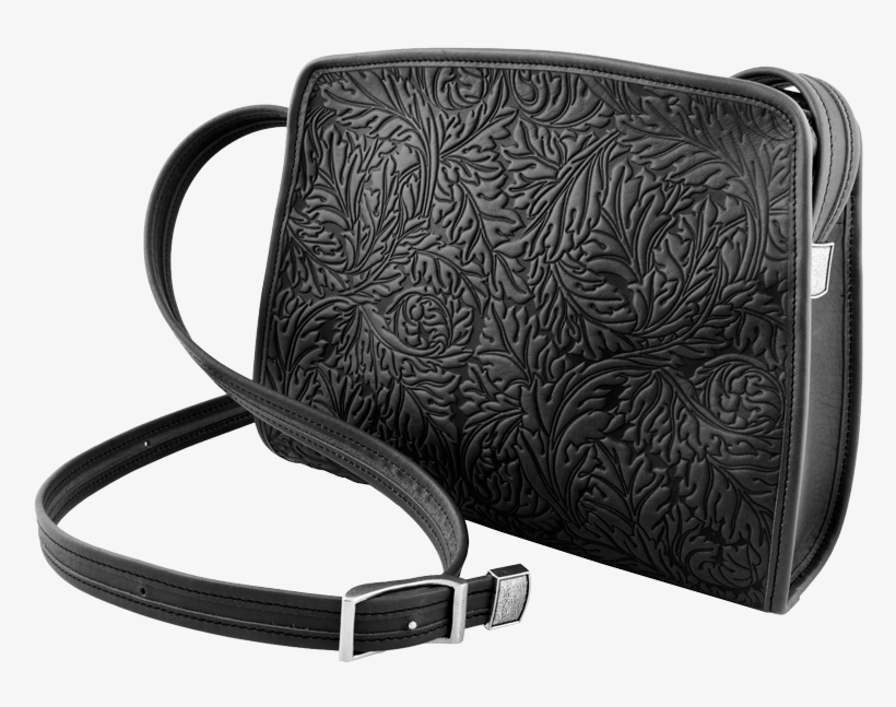 Leather Handbag - Leather Handbag Acanthus Leaf Retro Cross Body, transparent png