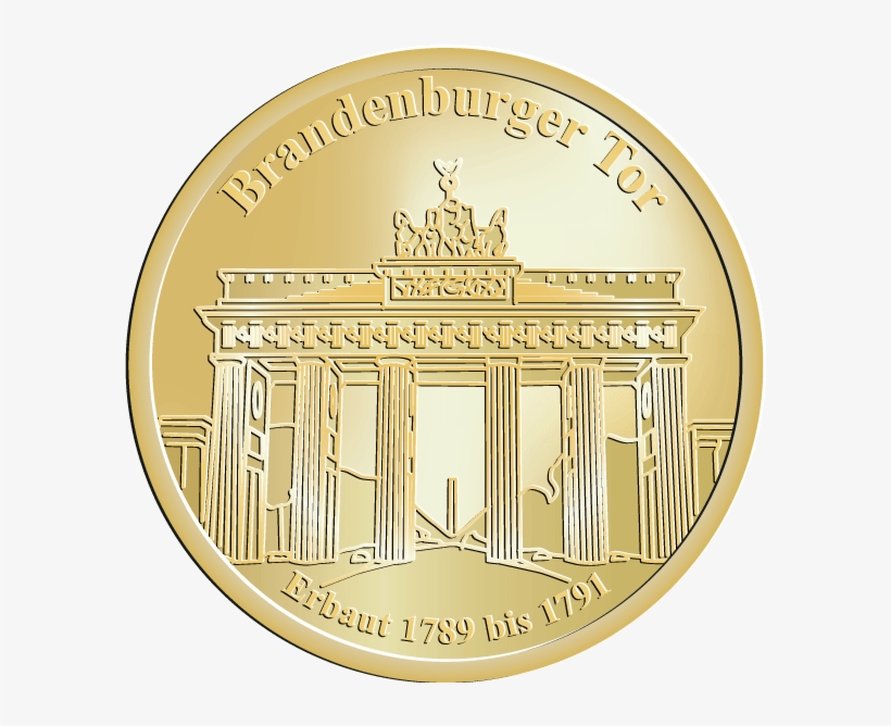 The Brandenburg Gate Is A Triumphal Arch, The Symbol - National Tokens Cyprus, transparent png