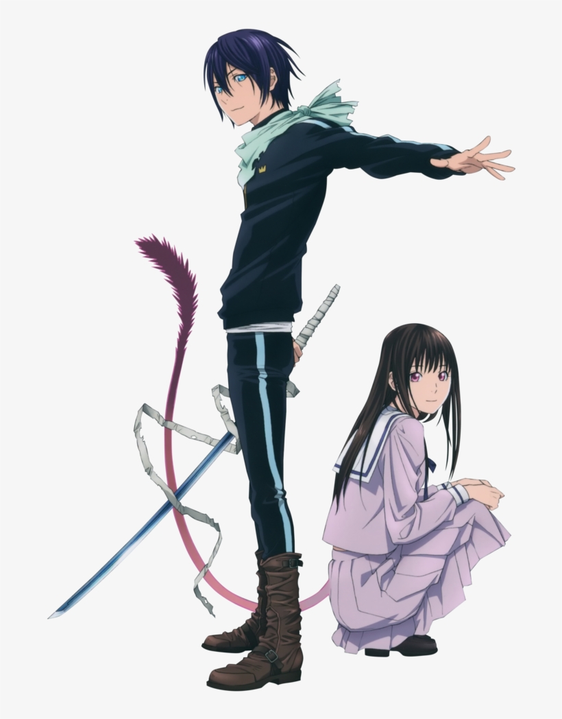 Yato & Hiyori Iki - Yato Noragami, transparent png