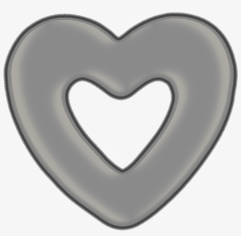 Gri Kalp Resmi - Gri Kalp Png, transparent png