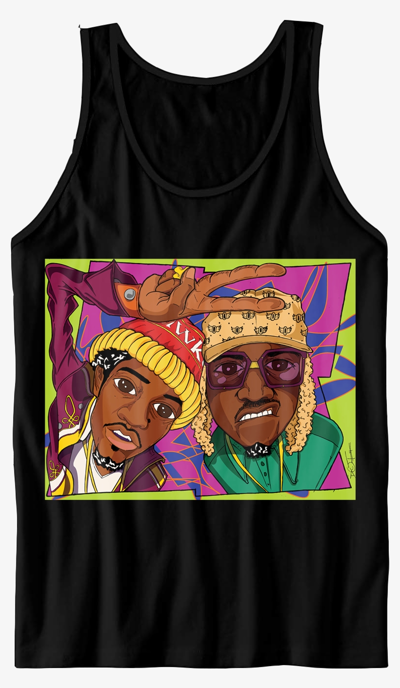Outkast Tank Top Outkast Custom Artwork Outkast Concert - Outkast, transparent png
