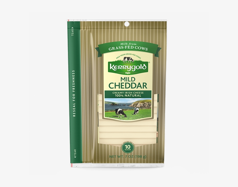 Mild Sliced Cheddar Cheese - Kerrygold Garlic & Herb Butter - 10 Pack, 3.5 Oz, transparent png