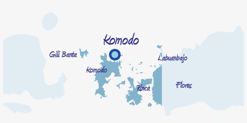 Komodo Map - Map, transparent png