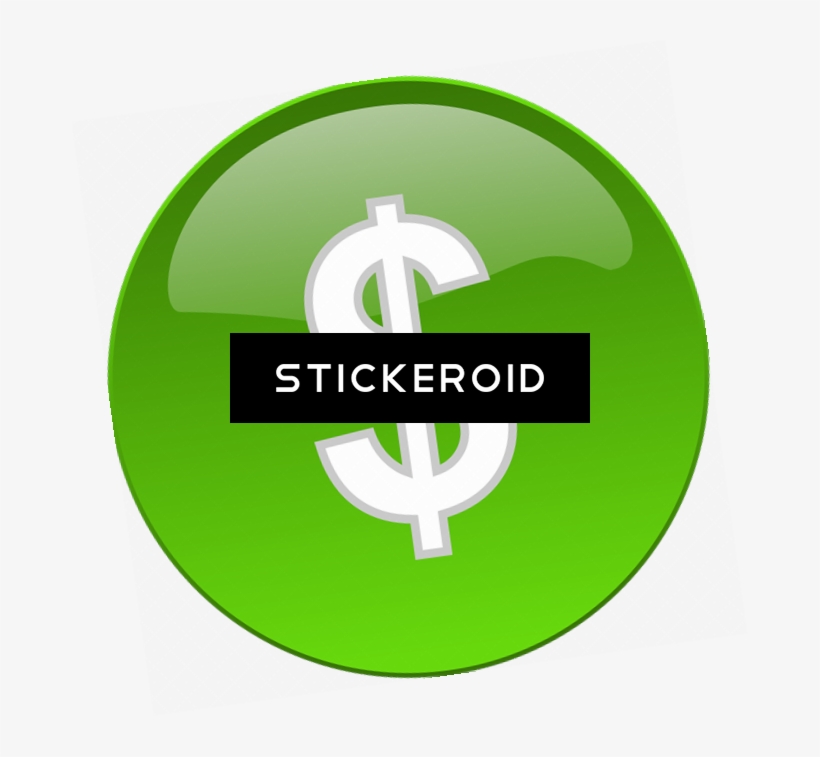 Green Dollar Symbol Hd - Emblem, transparent png